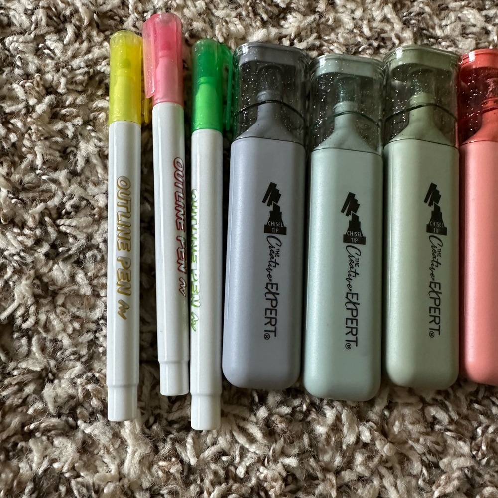 Assorted Highlighter & Gel Pen Set - Sparkles - Picture 2 of 4